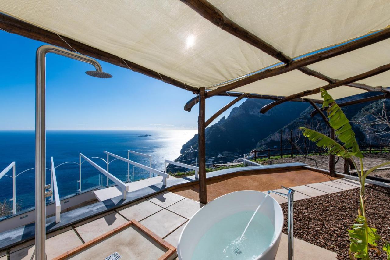 Villa La Tagliata Spectacular Jacuzzi Tub Amazing View And Private Parking Garage Позитано Экстерьер фото