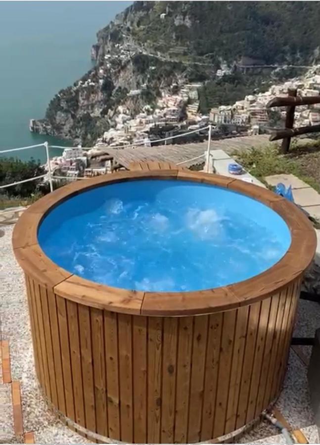 Villa La Tagliata Spectacular Jacuzzi Tub Amazing View And Private Parking Garage Позитано Экстерьер фото